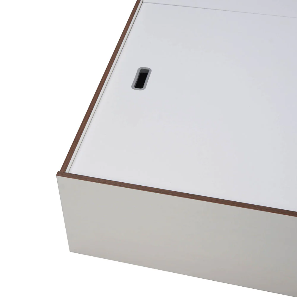 Nilkamal Bruce Queen Bed with Box Storage (Walnut & Cappuccino) - Image 14