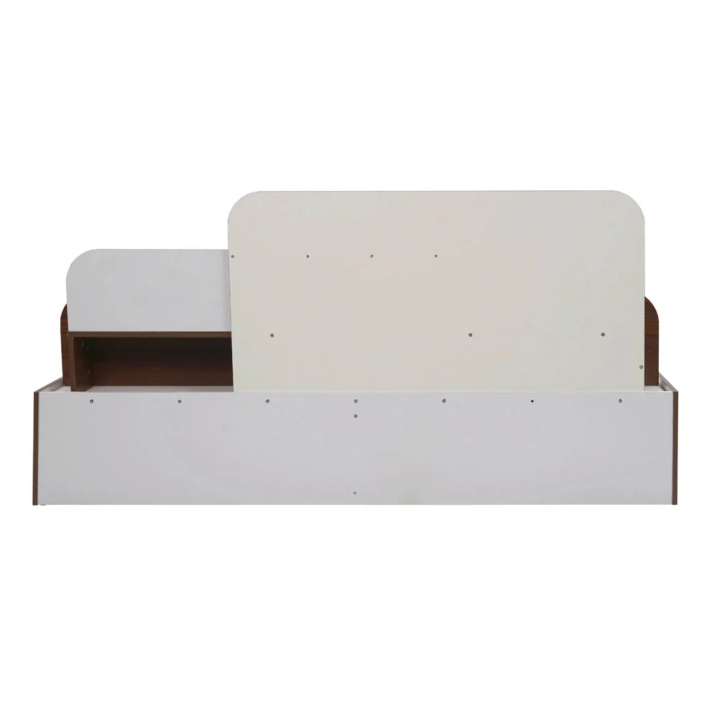 Nilkamal Bruce Queen Bed with Box Storage (Walnut & Cappuccino) - Image 17