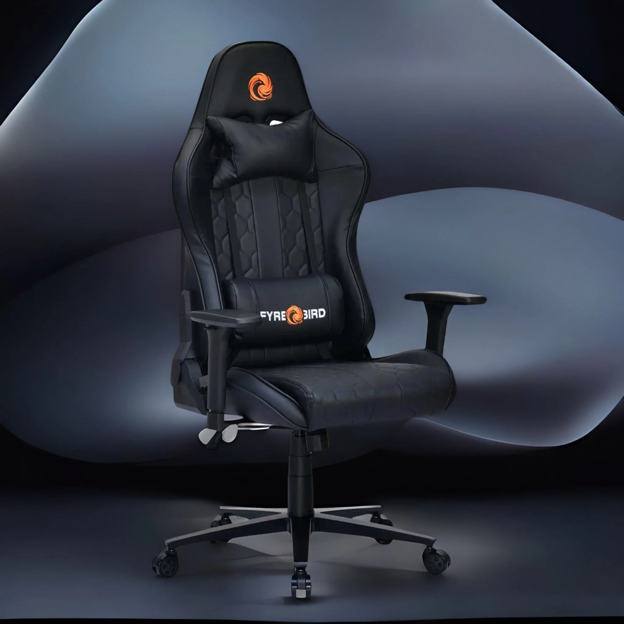 Nilkamal Fyrebird Canophy Gaming Chair (Black) - Image 3