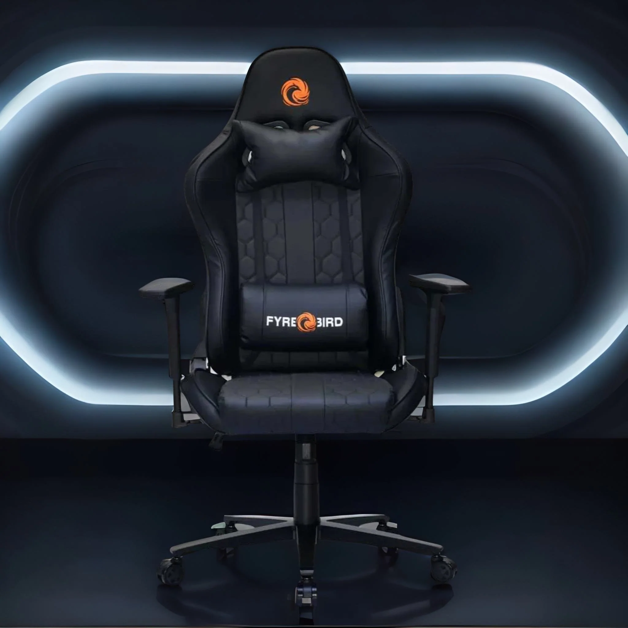 Nilkamal Fyrebird Canophy Gaming Chair (Black) - Image 4