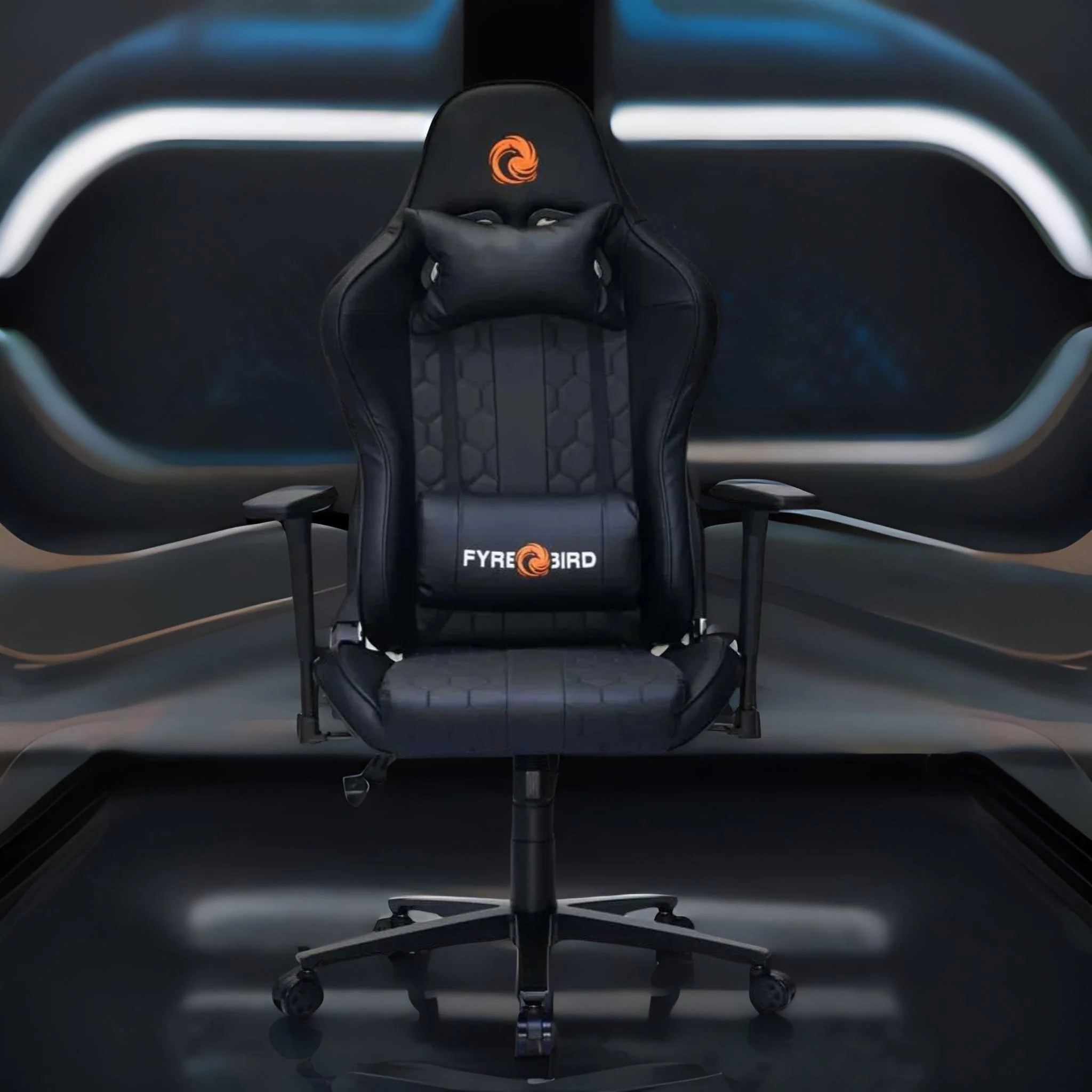 Nilkamal Fyrebird Canophy Gaming Chair (Black) - Image 5