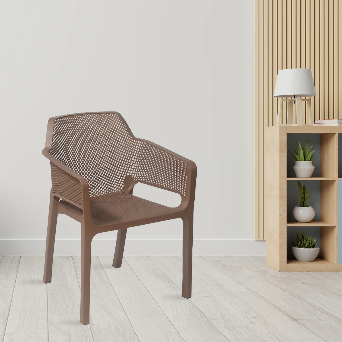 Nilkamal Captain Plastic Arm Chair - Image 11