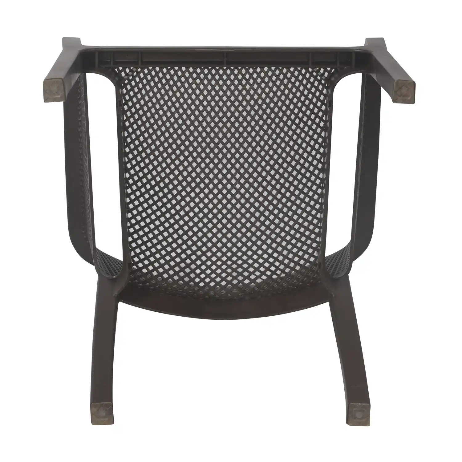 Nilkamal Captain Plastic Arm Chair (Season Rust Brown) - Image 9