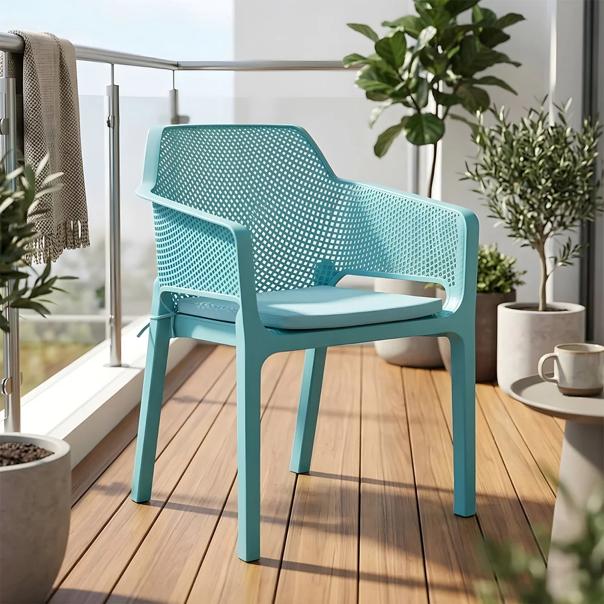Nilkamal Captain Chair with Leatherette Cushion - Image 21