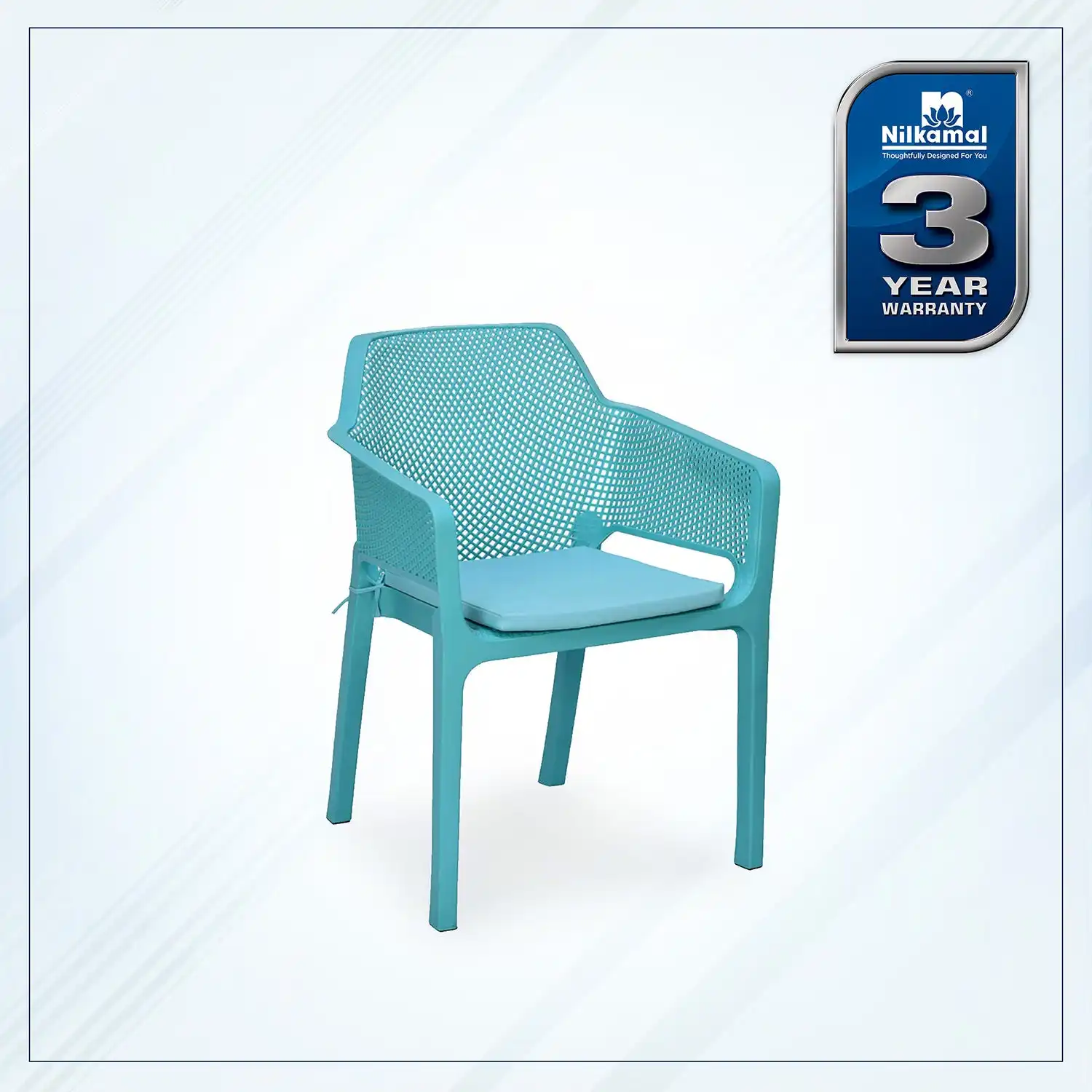 Nilkamal Captain Chair with Leatherette Cushion - Image 22
