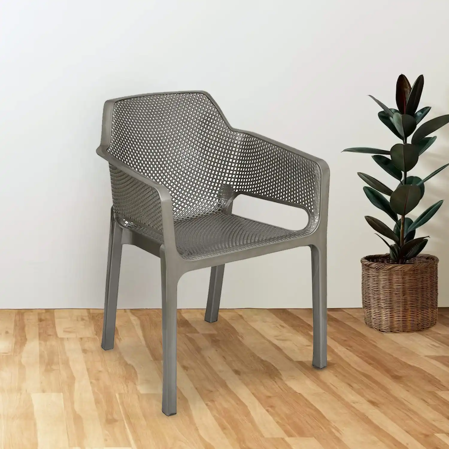 Nilkamal Captain Plastic Arm Chair - Image 11