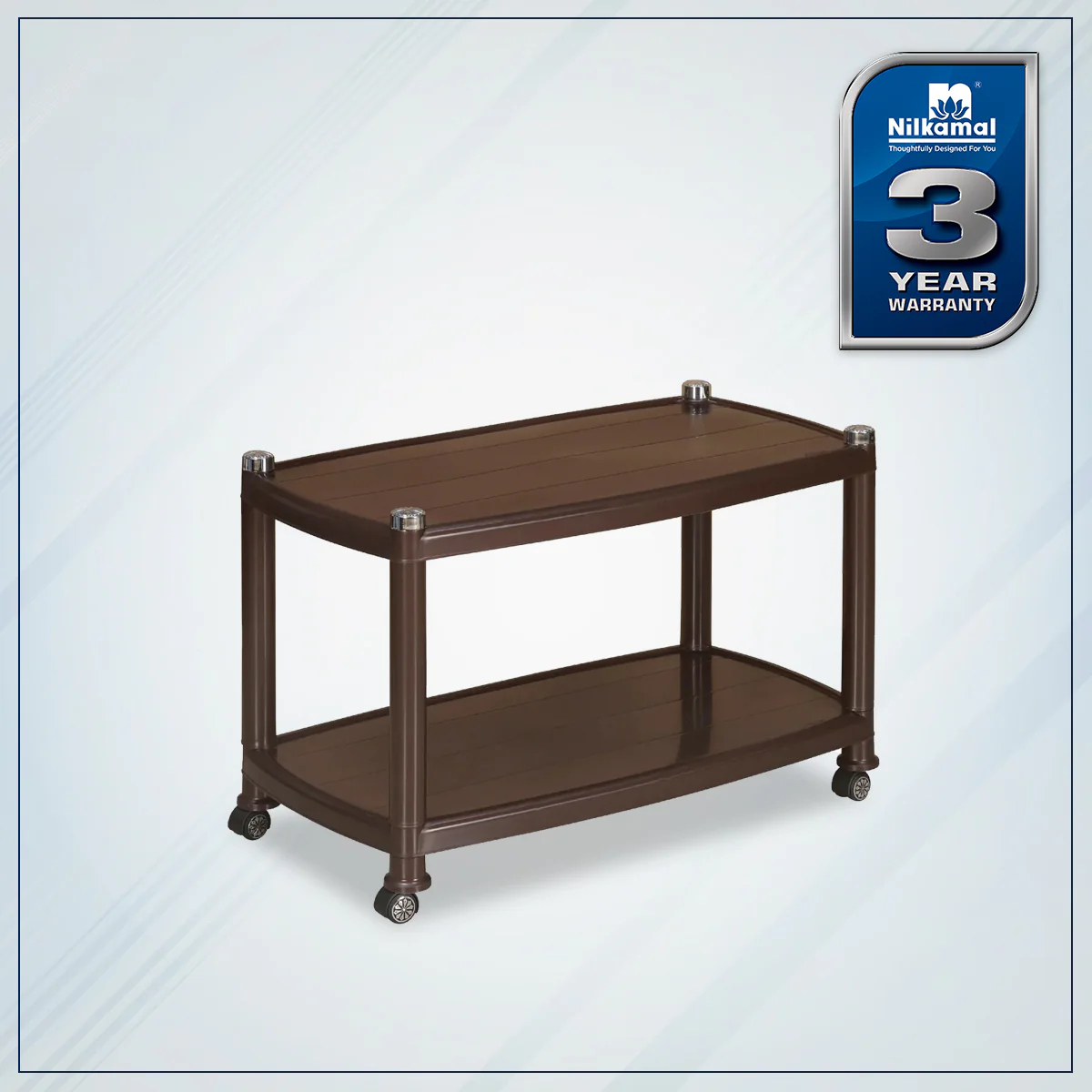 Nilkamal Centro Table 05 (Weather Brown) - Image 3