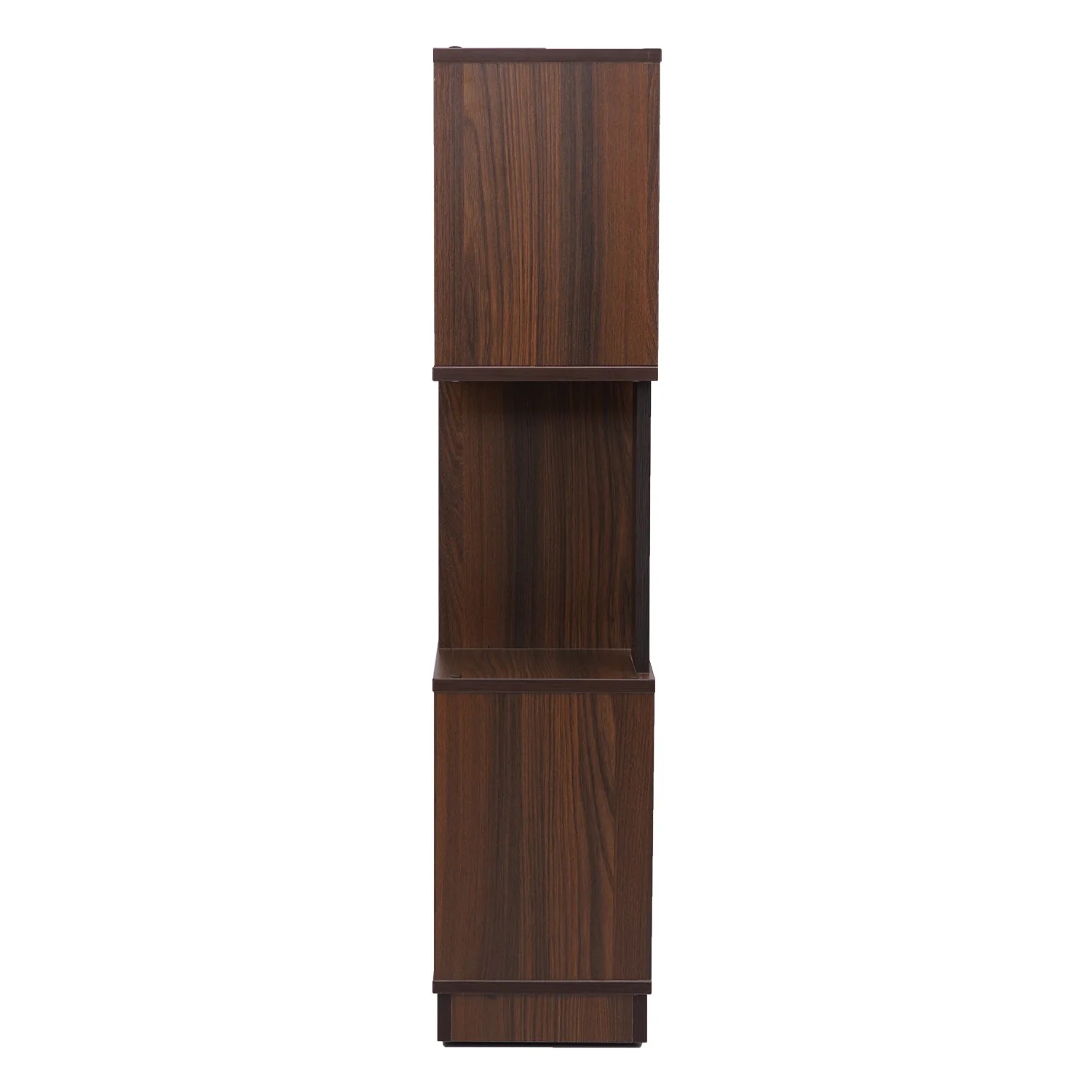Nilkamal Checkers 3 Tier Book Shelf (Walnut) - Image 5
