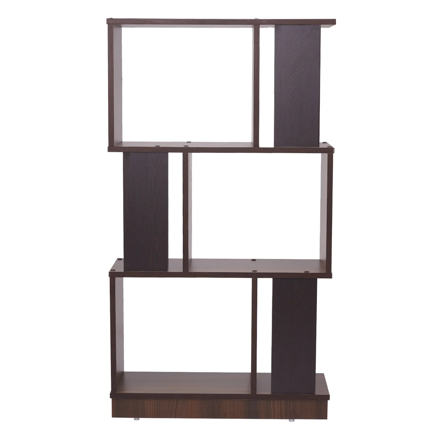 Nilkamal Checkers 3 Tier Book Shelf (Walnut) - Image 6