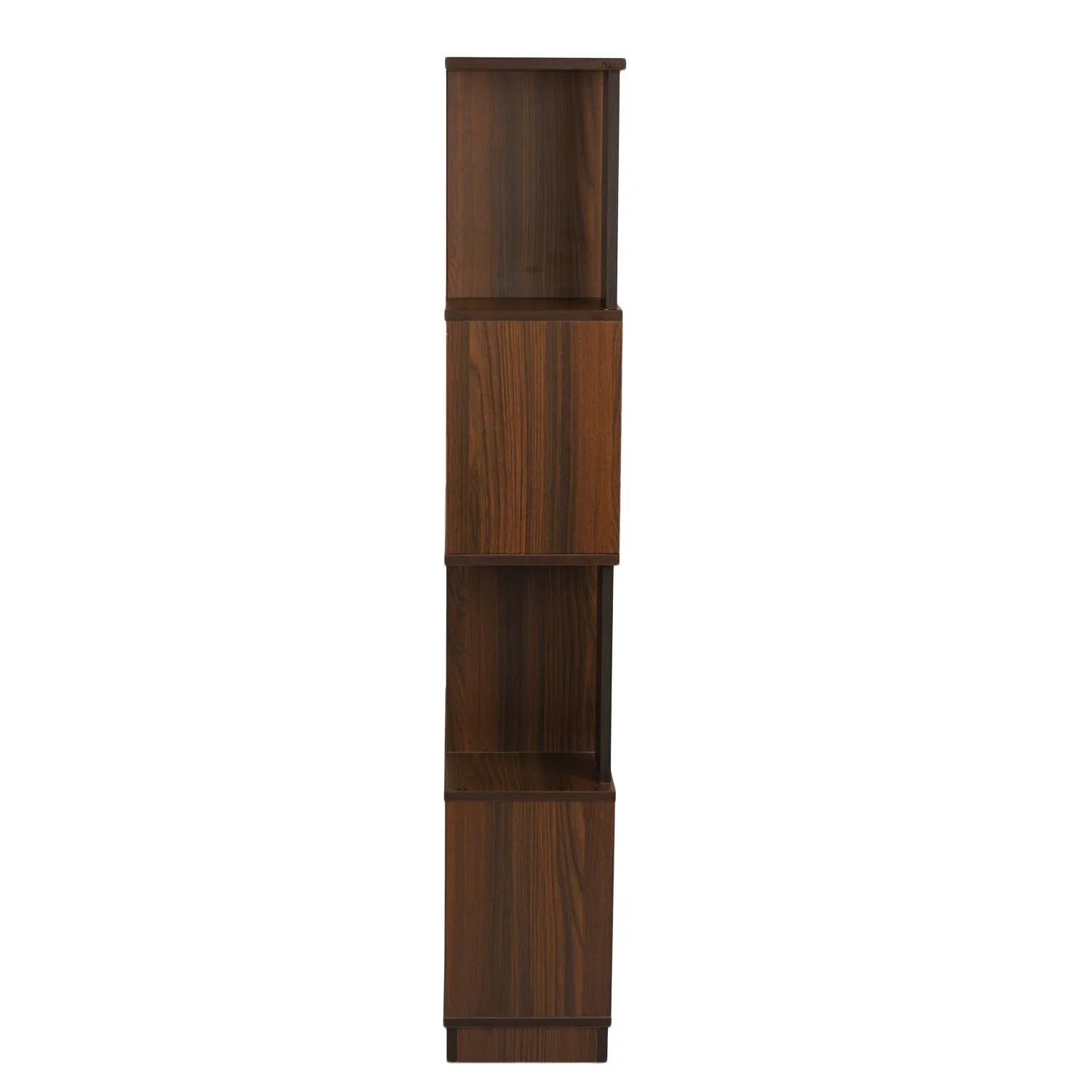 Nilkamal Checkers 4 Tier Book Shelf (Walnut) - Image 5