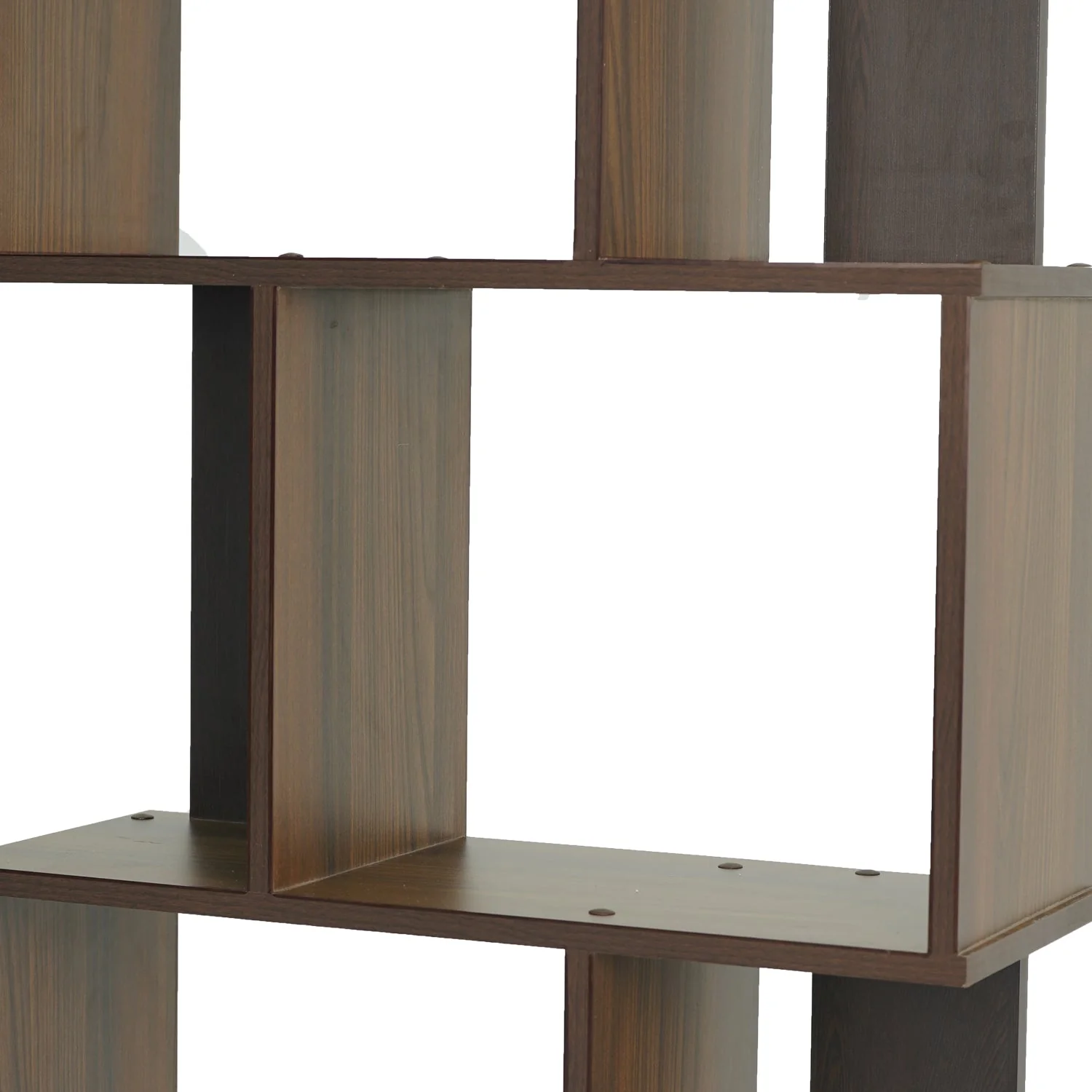 Nilkamal Checkers 5 Tier Book Shelf (Walnut) - Image 7