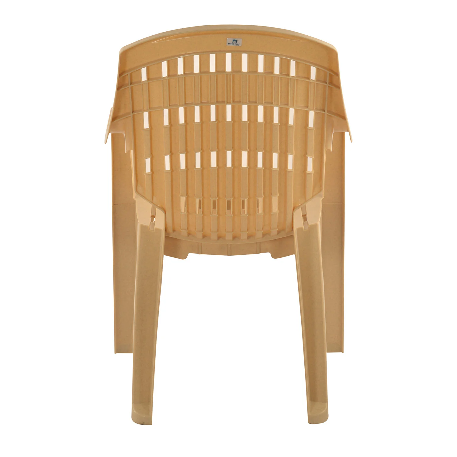 Nilkamal CHR2230 Plastic Arm Chair (Marble Beige) - Image 10