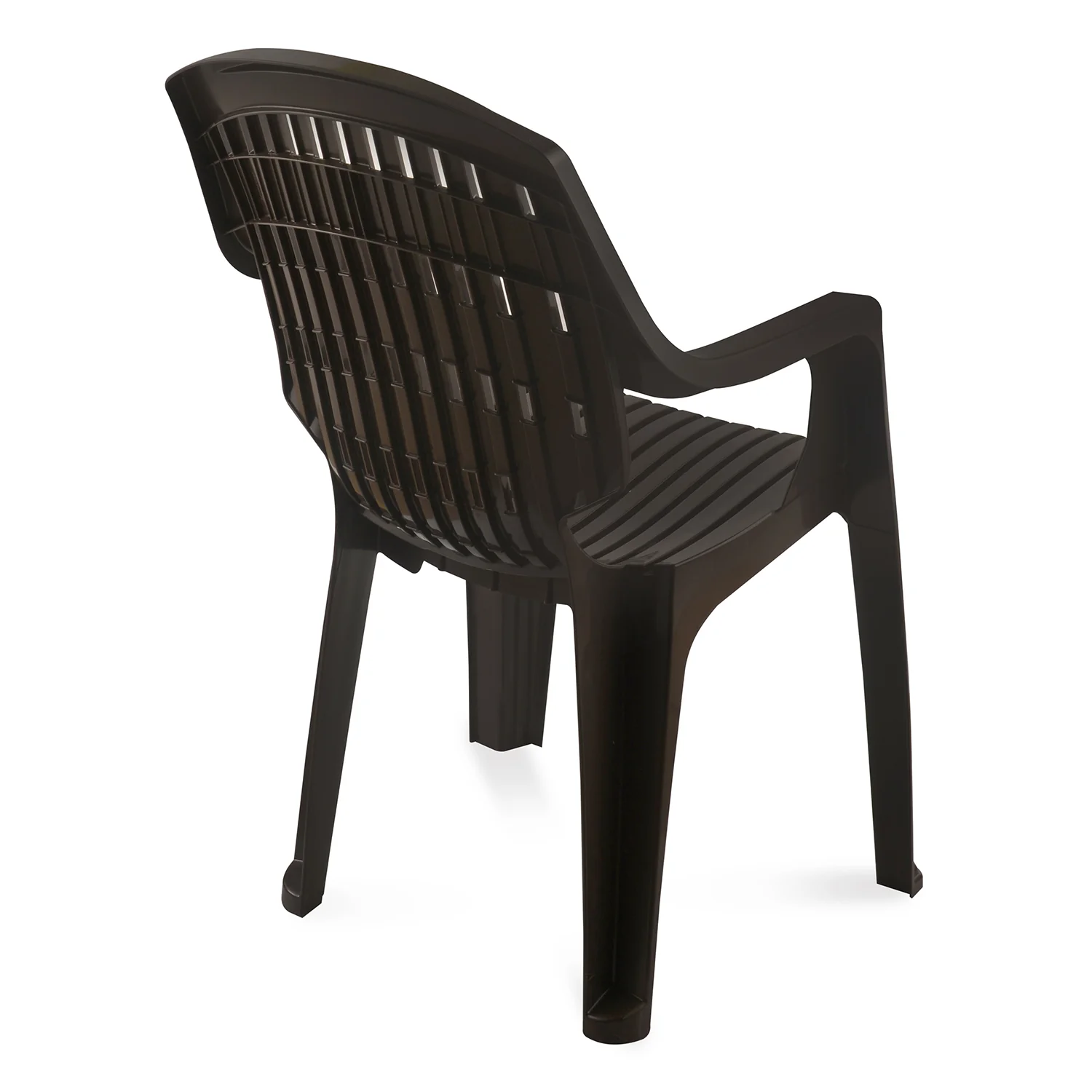 Nilkamal CHR2230 Plastic Arm Chair(Season Rust Brown) - Image 6