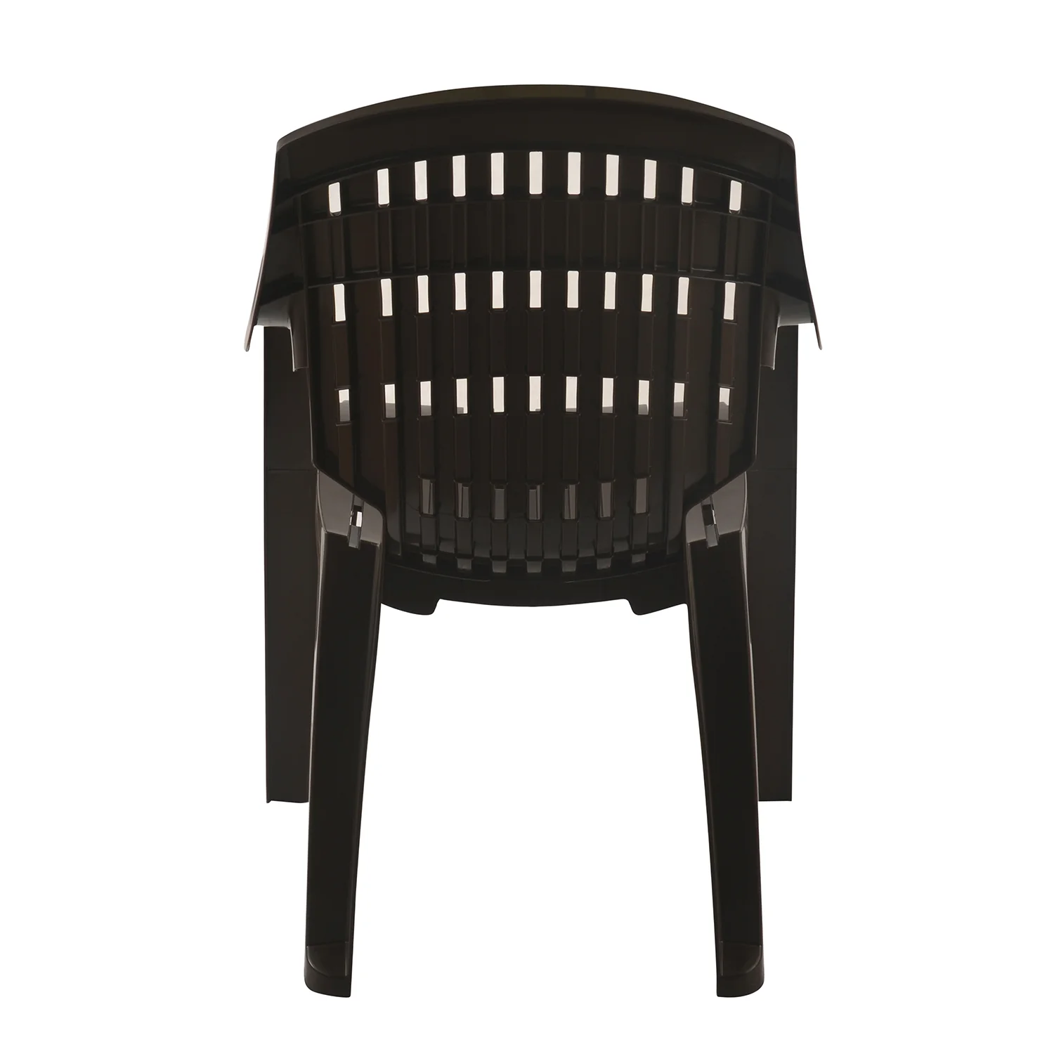 Nilkamal CHR2230 Plastic Arm Chair(Season Rust Brown) - Image 7