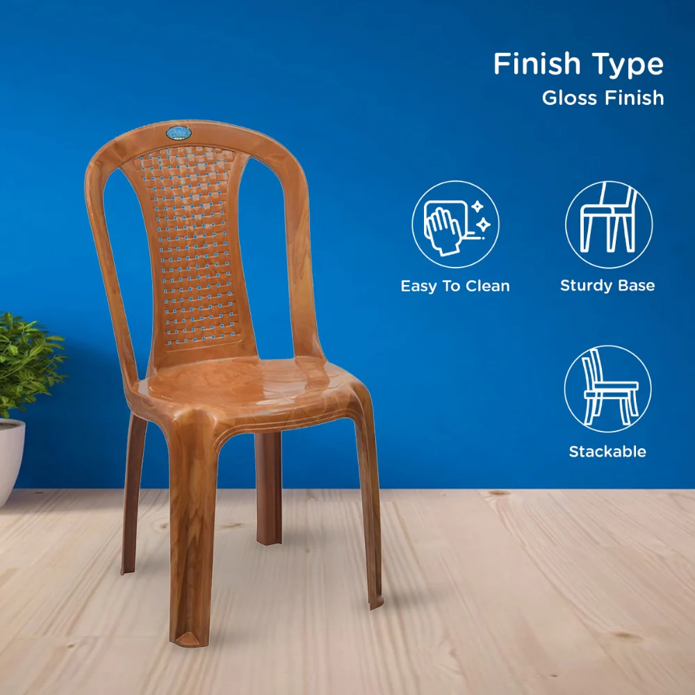 Nilkamal CHR4002 Plastic Armless Chair - Image 11