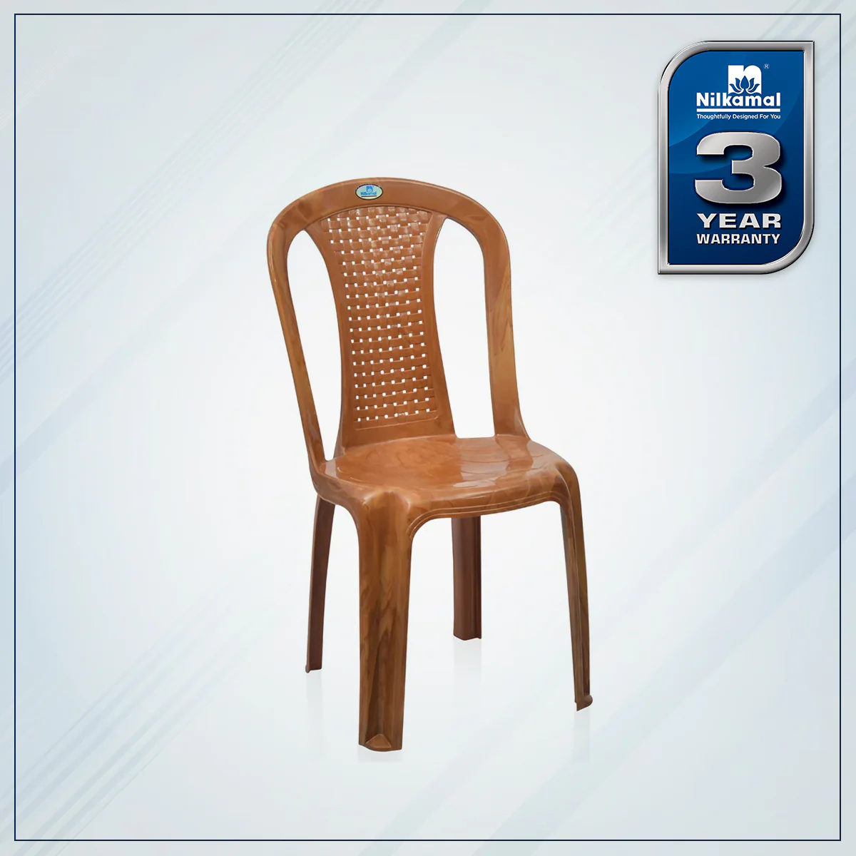 Nilkamal CHR4002 Plastic Armless Chair - Image 4