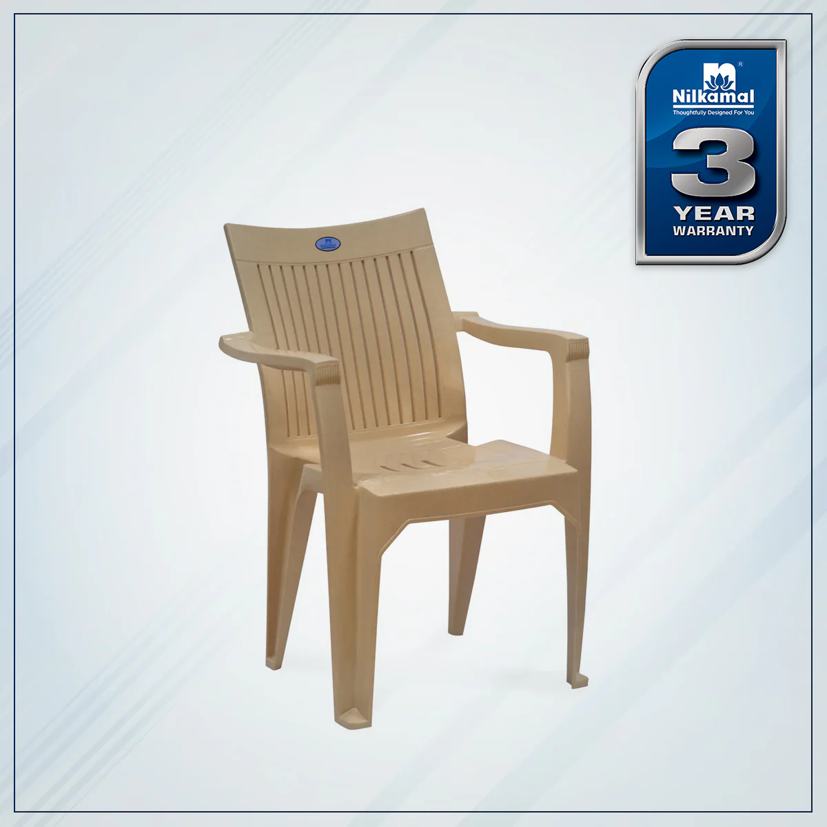 Nilkamal CHR2209 Plastic Arm Chair - Image 2