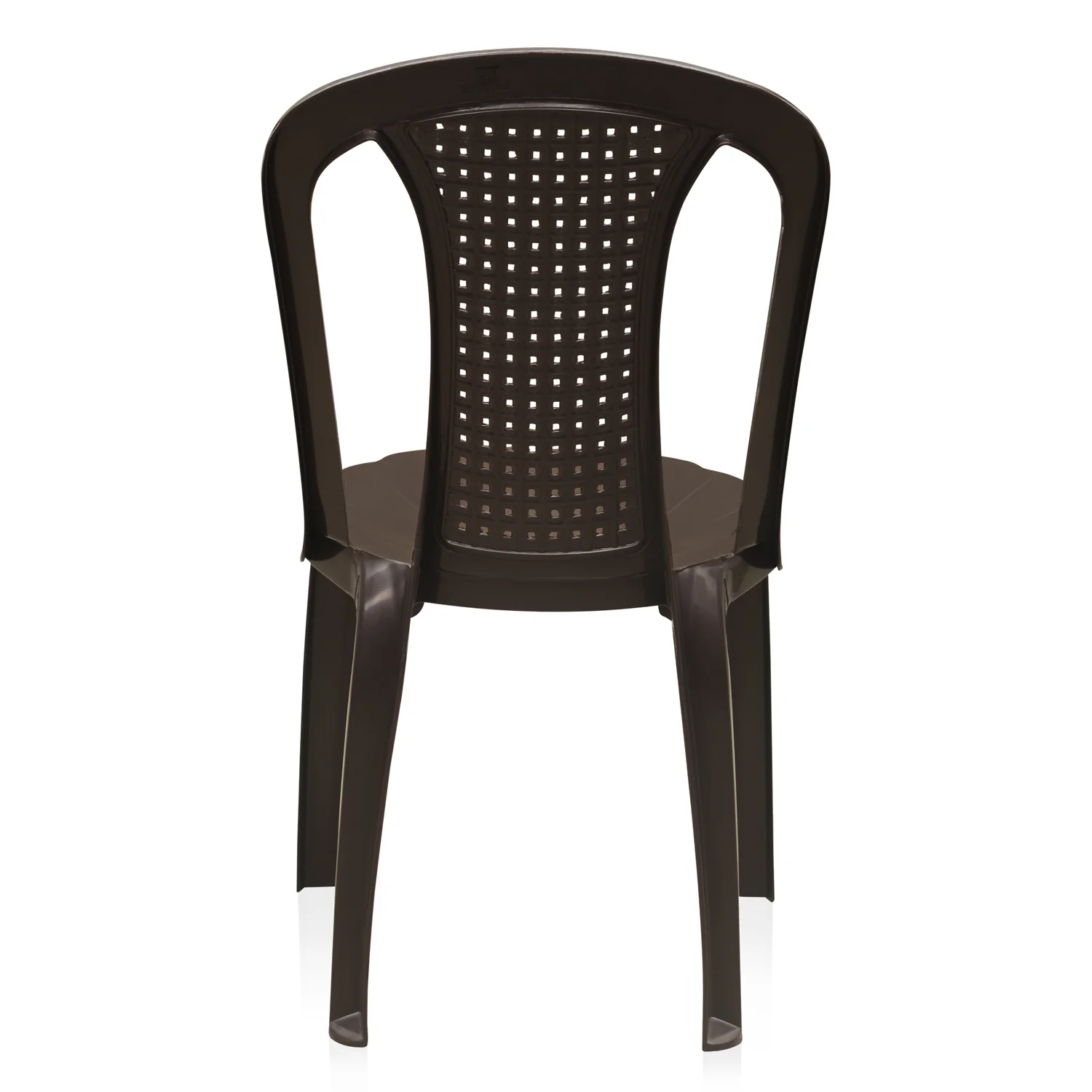 Nilkamal CHR4002 Plastic Armless Chair (Weather Brown) - Image 9