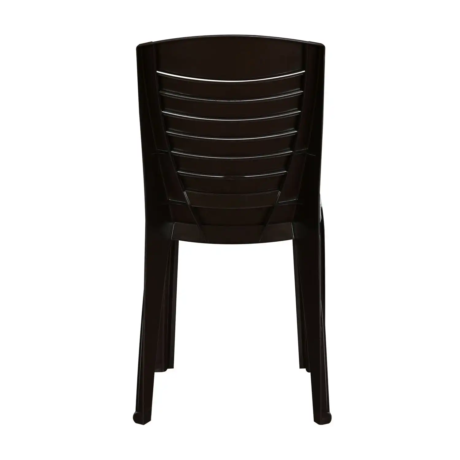 Nilkamal CHR4025 Plastic Armless Chair (Weather Brown) - Image 7
