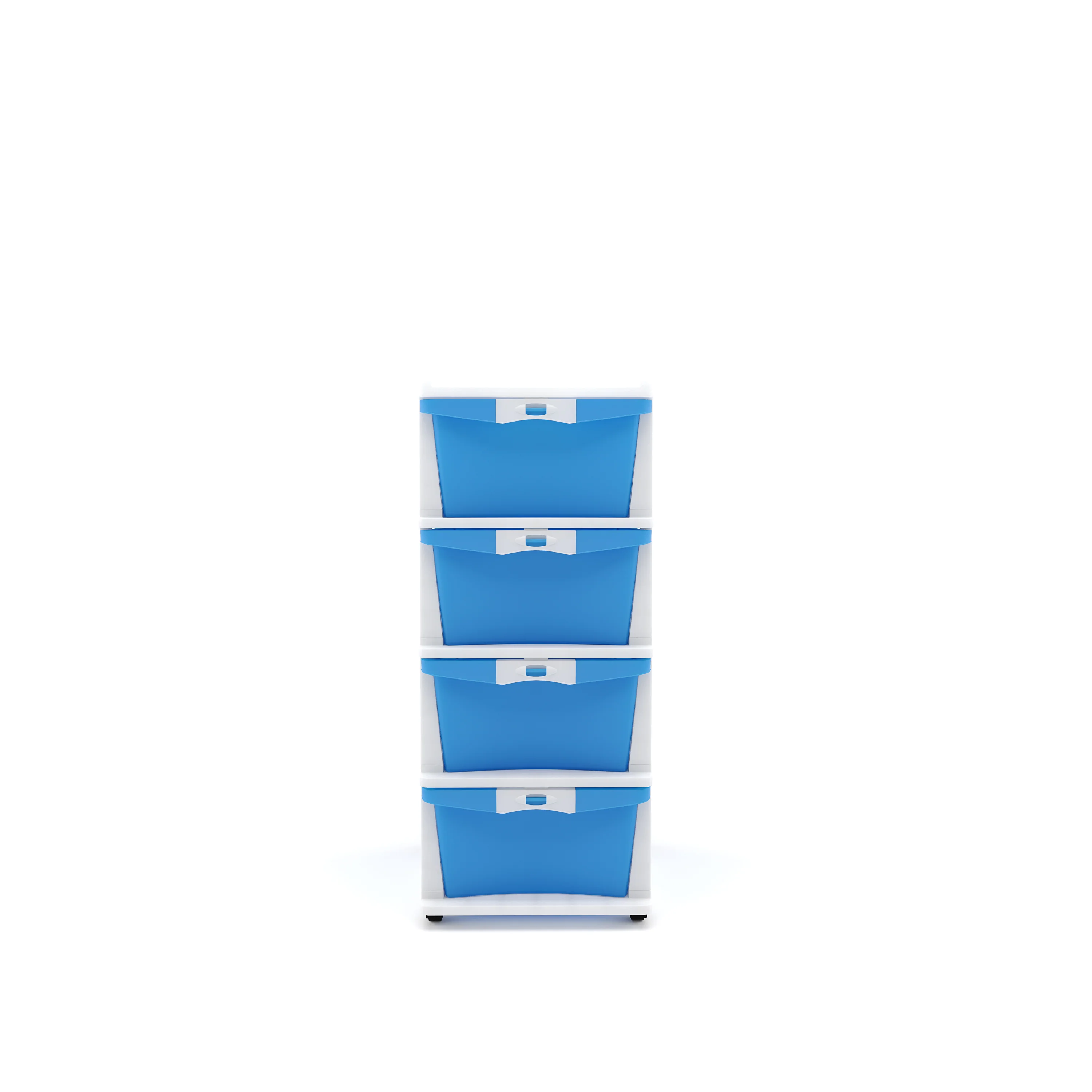 Nilkamal CHTR24 Four Layers Chest of Drawer (Blue and Cream) - Image 3