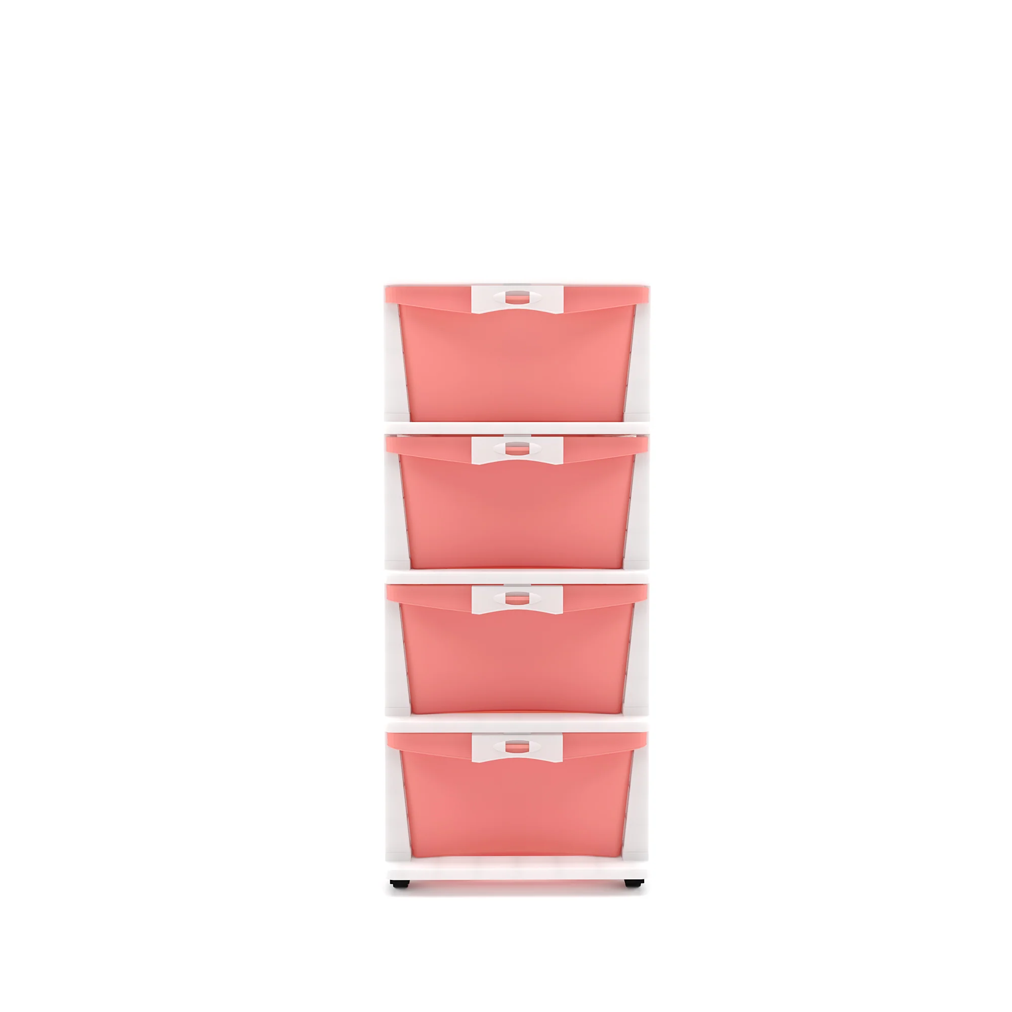 Nilkamal CHTR24 Four Layers Chest of Drawer (Pink and Cream) - Image 3