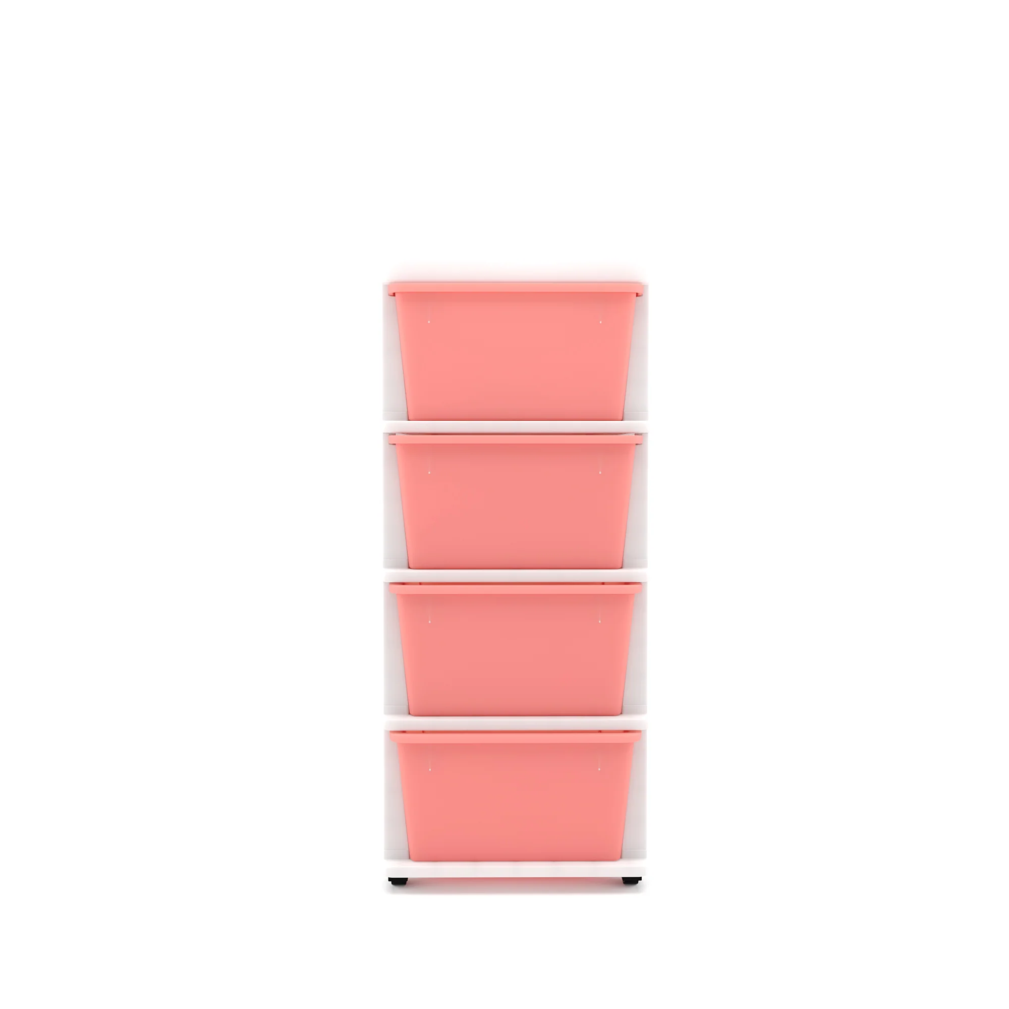Nilkamal CHTR24 Four Layers Chest of Drawer (Pink and Cream) - Image 6