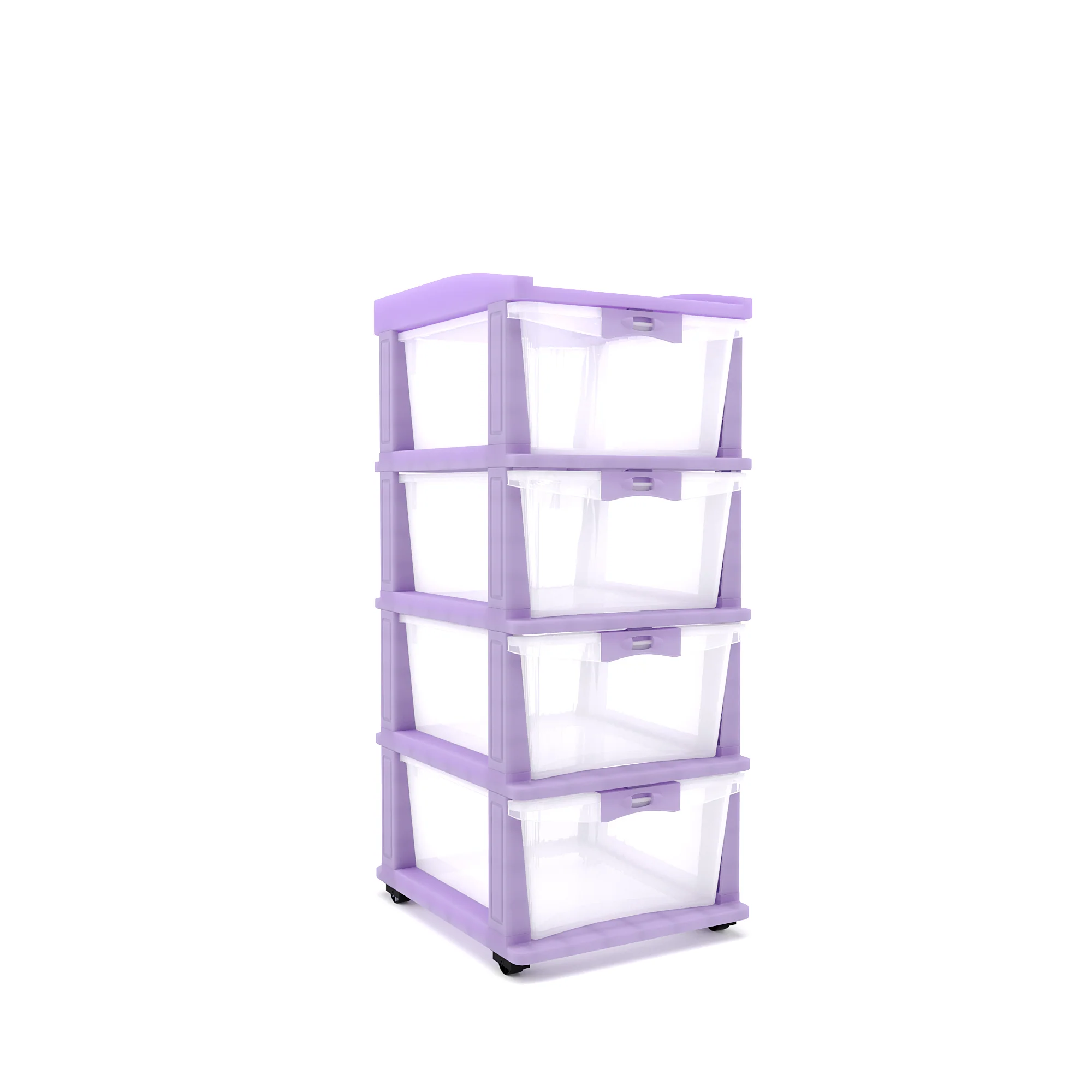Nilkamal CHTR24 Four Layers Chest of Drawer (Voilet) - Image 3
