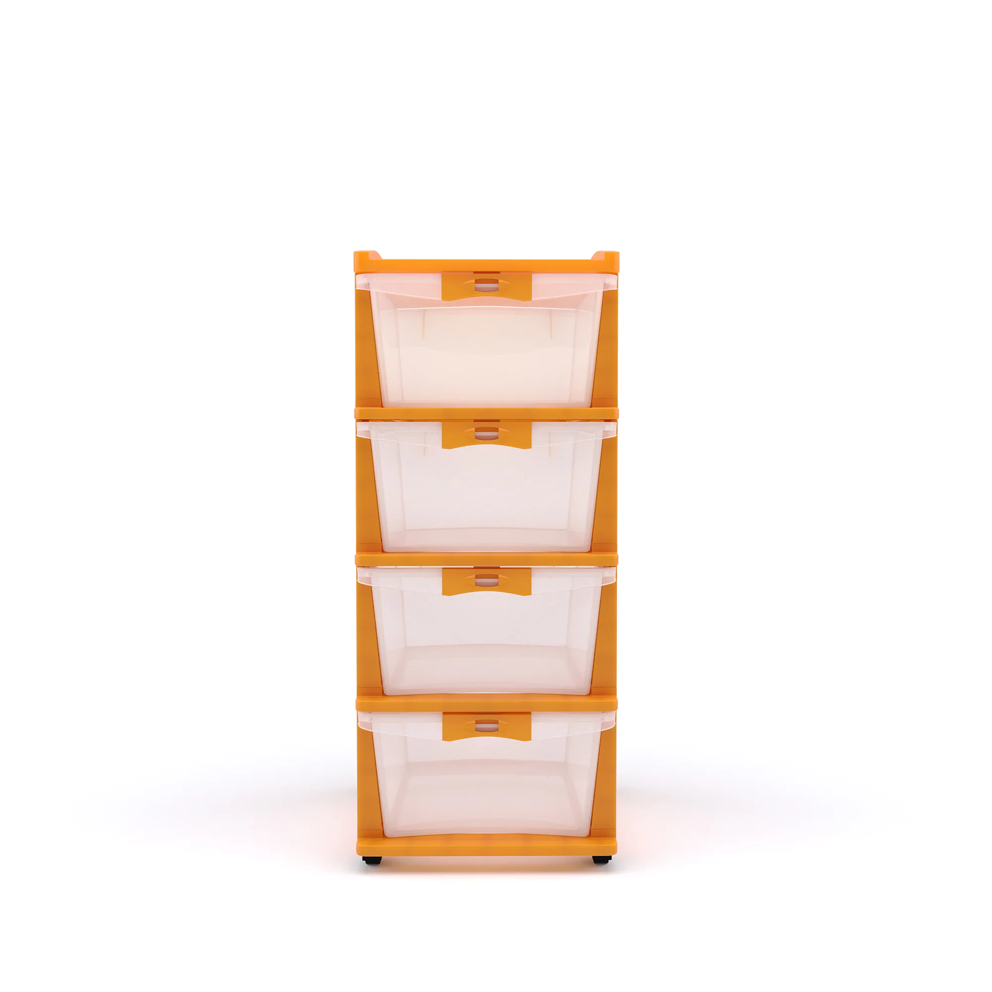 Nilkamal CHTR24 Four Layers Chest of Drawer (Orange) - Image 3