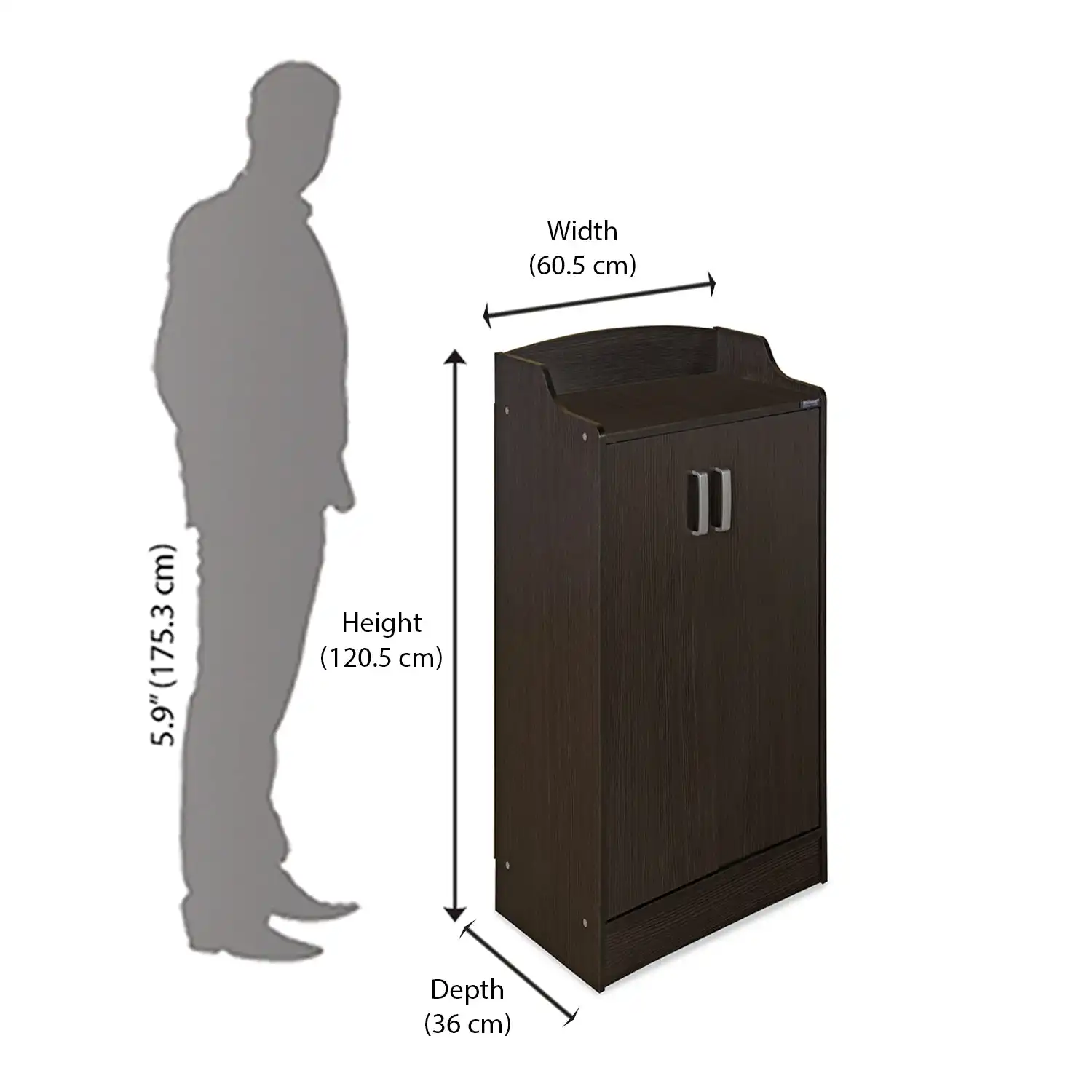 Nilkamal Claymont Engineered Wood Shoe Cabinet - Image 14