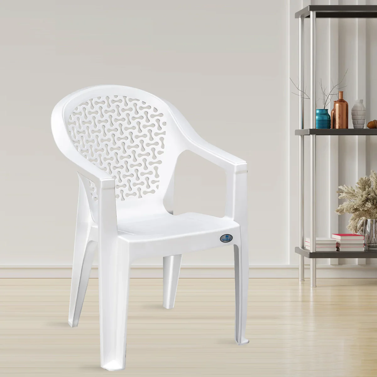 Nilkamal Comfy Plastic Arm Chair - Image 13