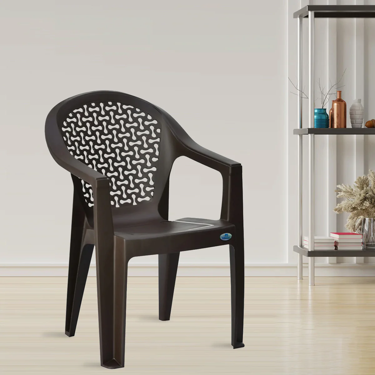 Nilkamal Comfy Plastic Arm Chair - Image 4