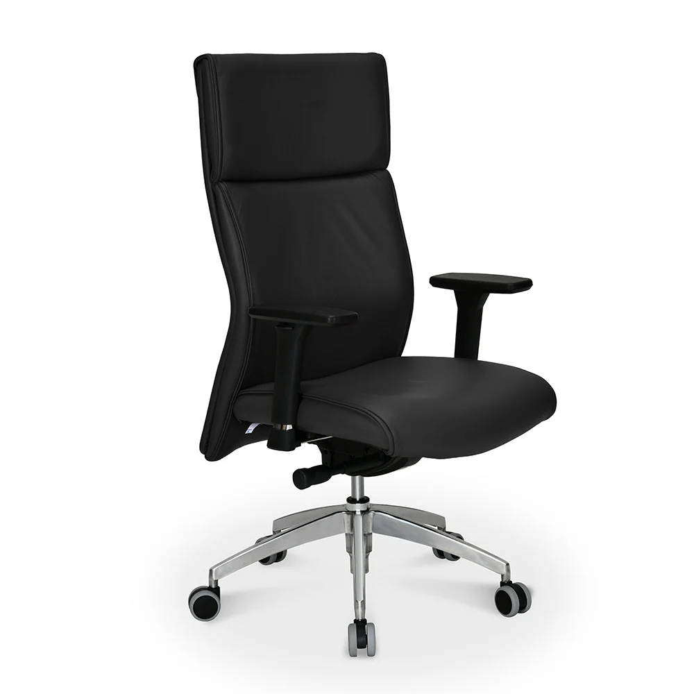 Nilkamal Command High Back Leatherette Office Chair (Black) - Image 4