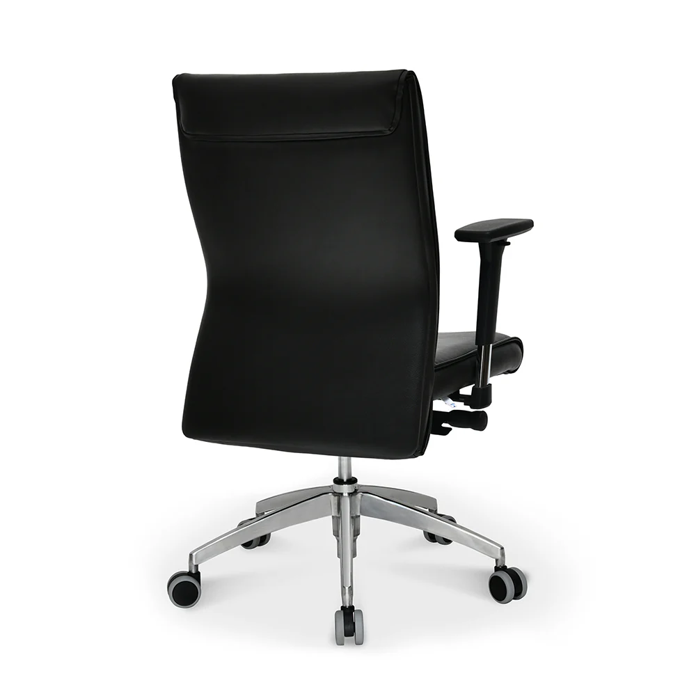 Nilkamal Command Mid Back Leatherette Office Chair (Black) - Image 6