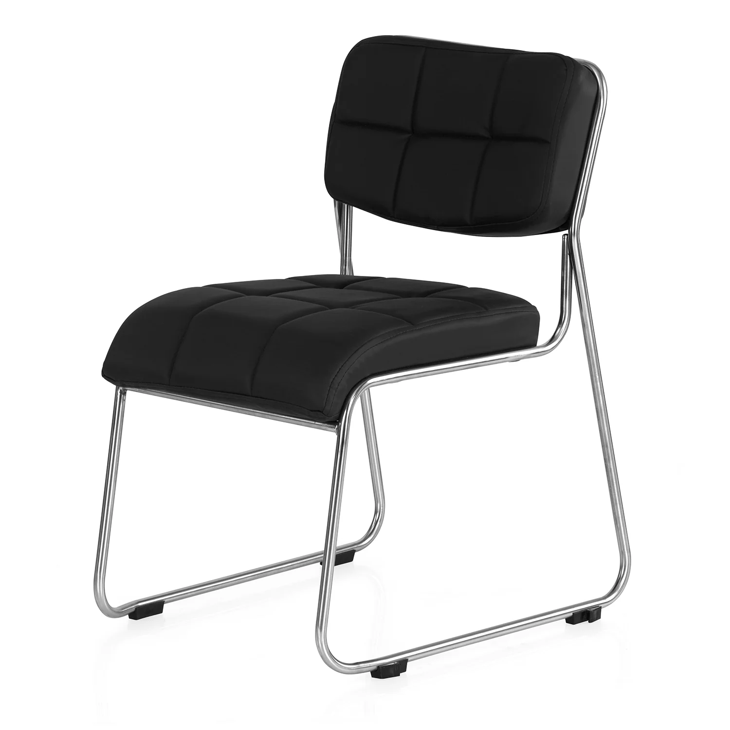 Nilkamal Contract 02 without Arm Visitor Chair (Black) - Image 5