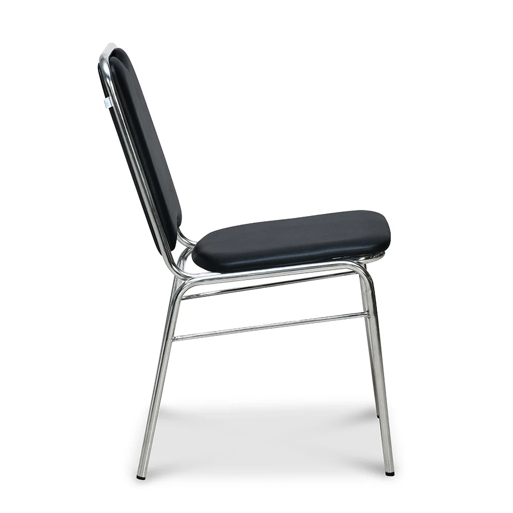 Nilkamal Contract 05 without Arm Visitor Chair (Black) - Image 4