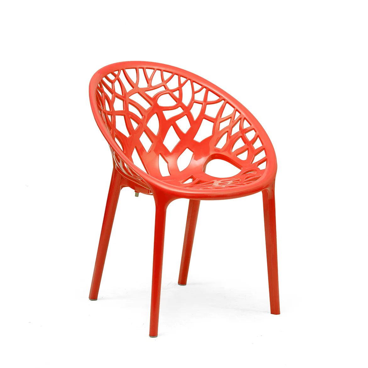 Nilkamal Crystal Polypropylene Premium Chair (Bright Red) - Image 7