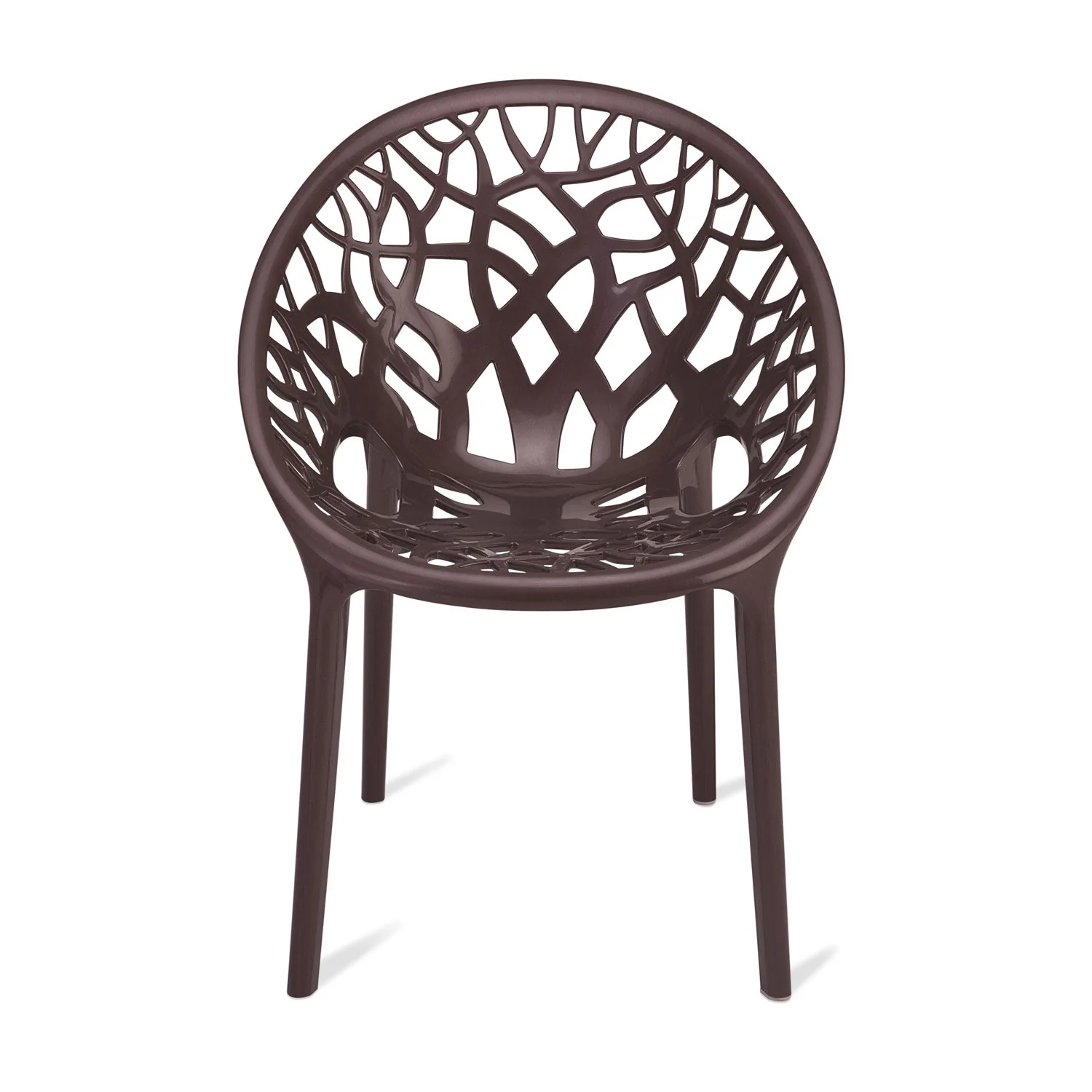 Nilkamal Crystal Polypropylene Premium Chair (Weather Brown) - Image 10