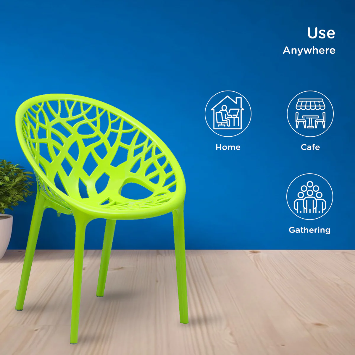 Nilkamal Crystal Polypropylene Premium Chair - Image 4