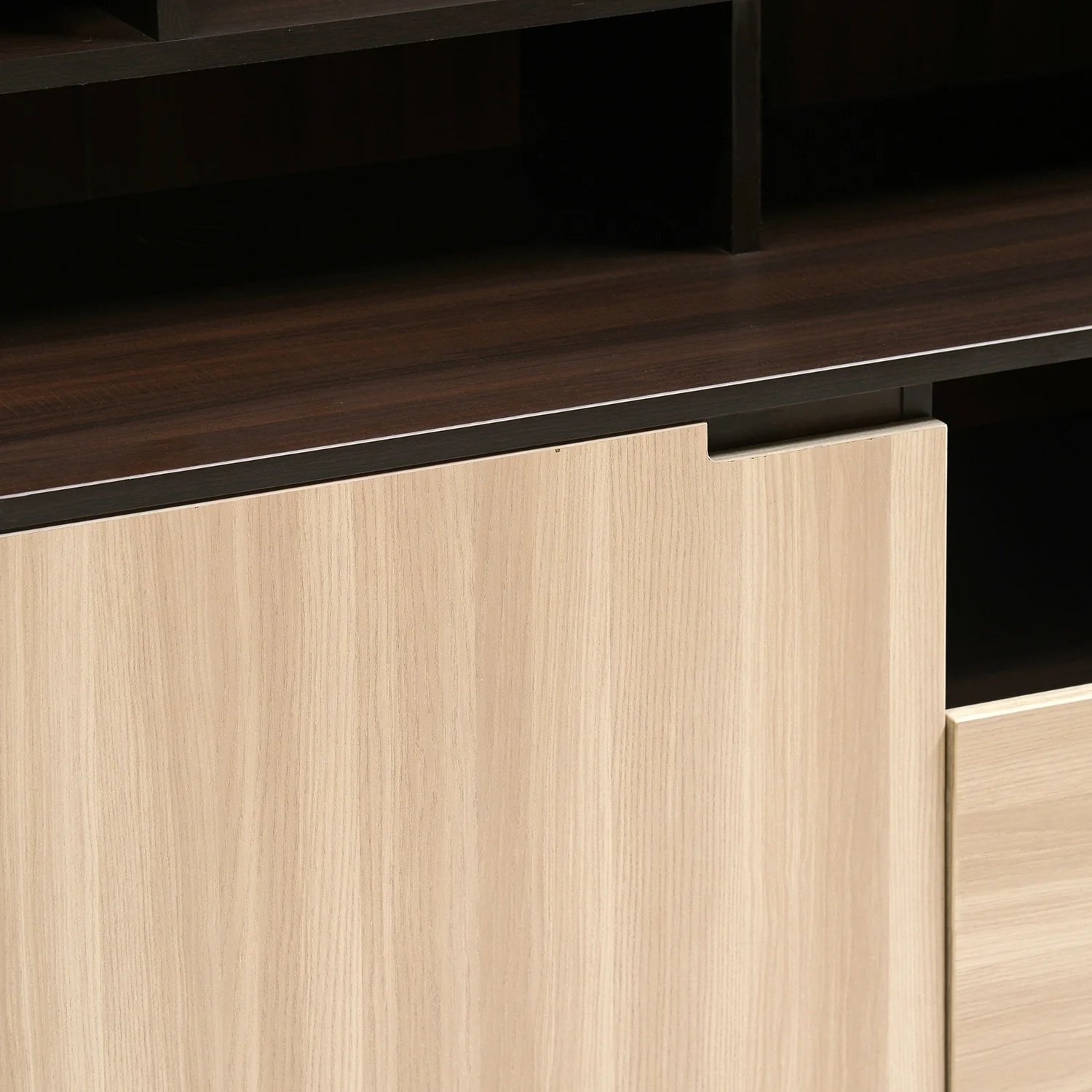 Nilkamal Cyndy Wall Unit (Wenge / Oak) - Image 5