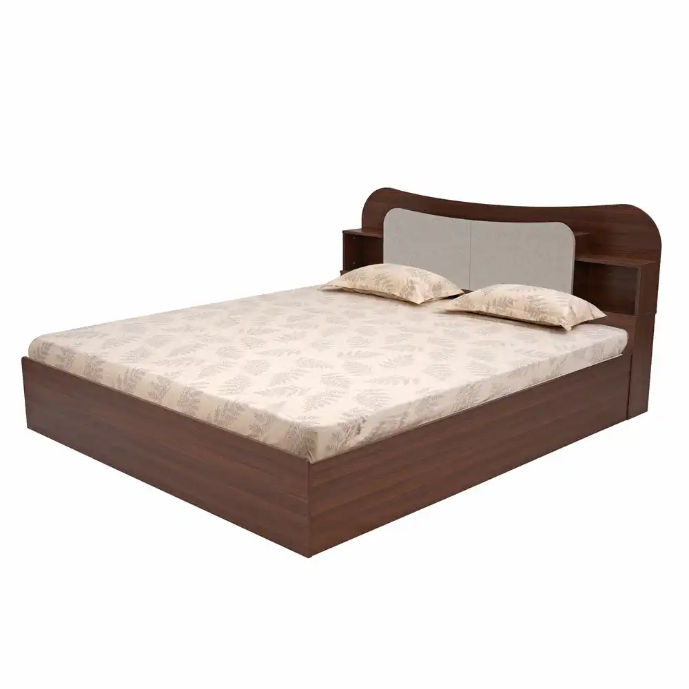 Nilkamal Daffodil King Bed with Box Storage (Walnut) - Image 10