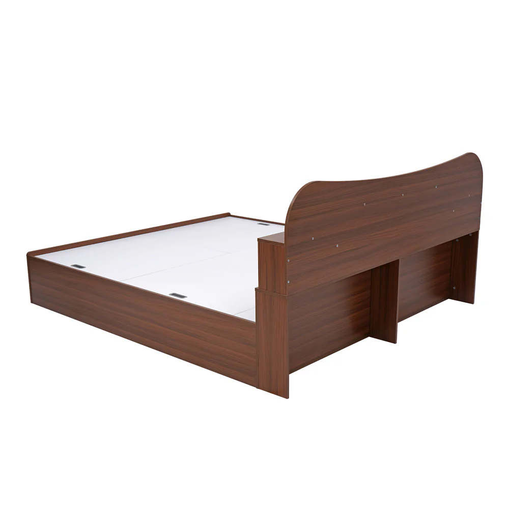 Nilkamal Daffodil Queen Bed with Box Storage (Walnut) - Image 13