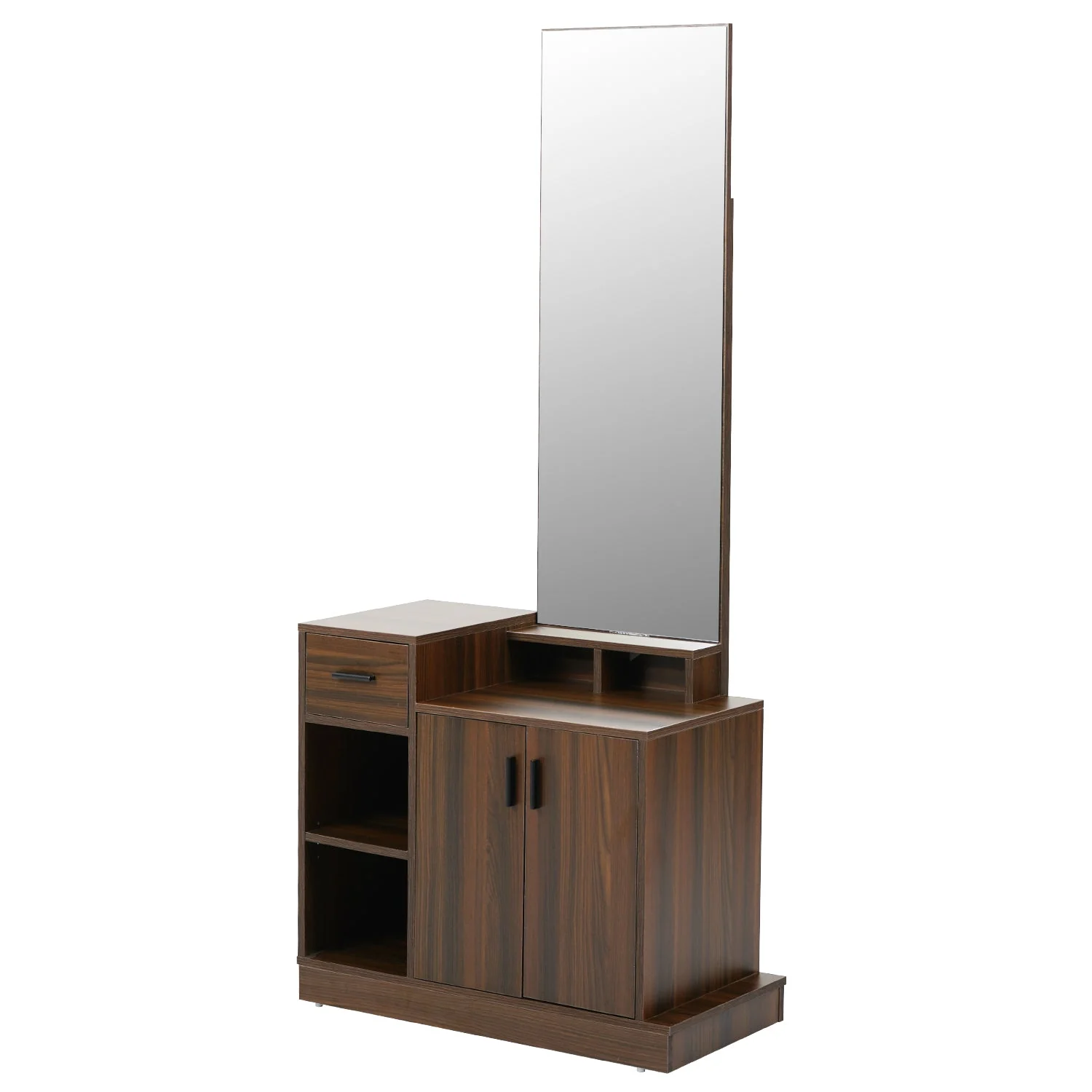 Nilkamal Dyson Dresser with Mirror (Classic Walnut) - Image 3