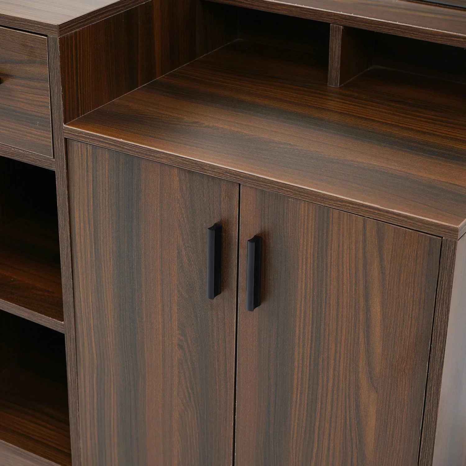 Nilkamal Dyson Dresser with Mirror (Classic Walnut) - Image 6