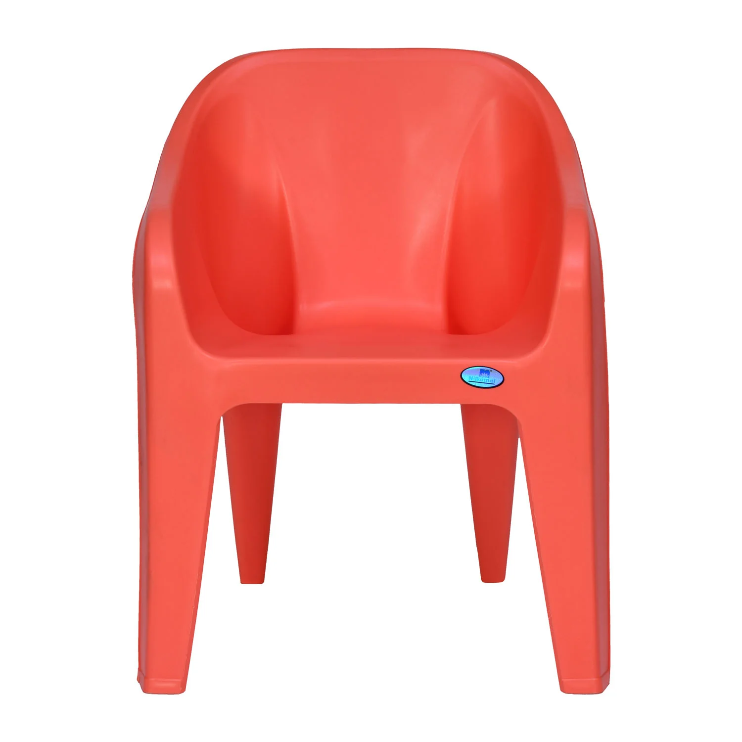Nilkamal Eeezy Go Plastic Arm Chair (Peach) - Image 4