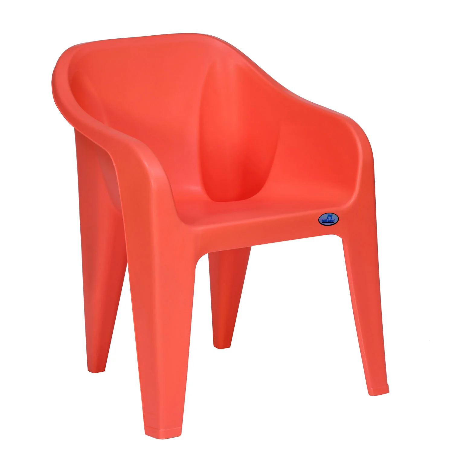 Nilkamal Eeezy Go Plastic Arm Chair (Peach) - Image 5