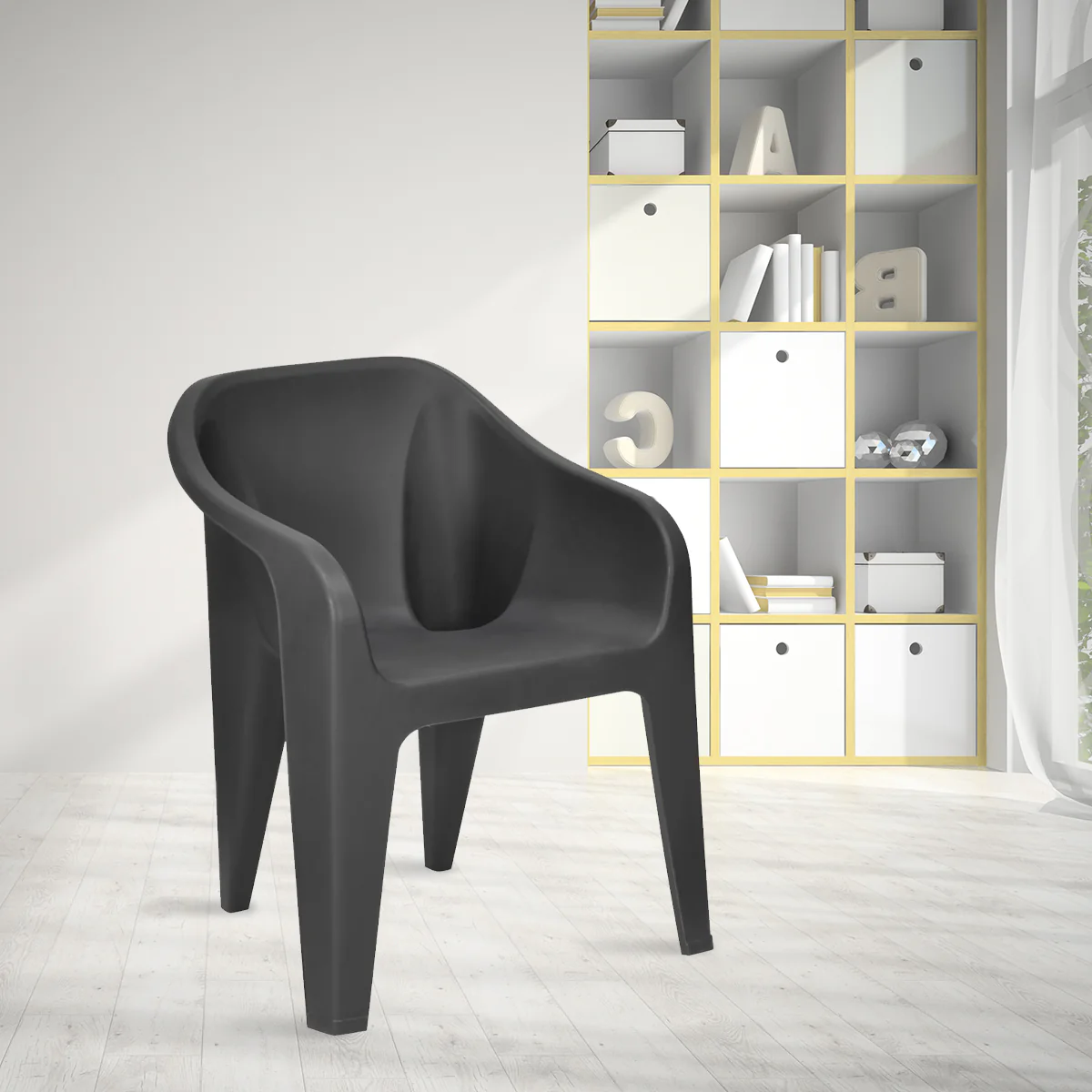 Nilkamal Eeezy Go Plastic Arm Chair - Image 2