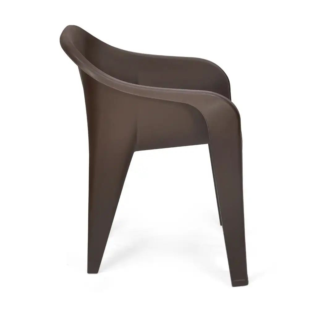 Nilkamal Eeezy Go Plastic Armchair (Season Rust Brown) - Image 12