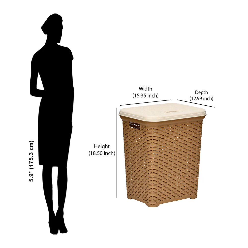 Nilkamal Elegance Laundry Basket 35 L - Image 20