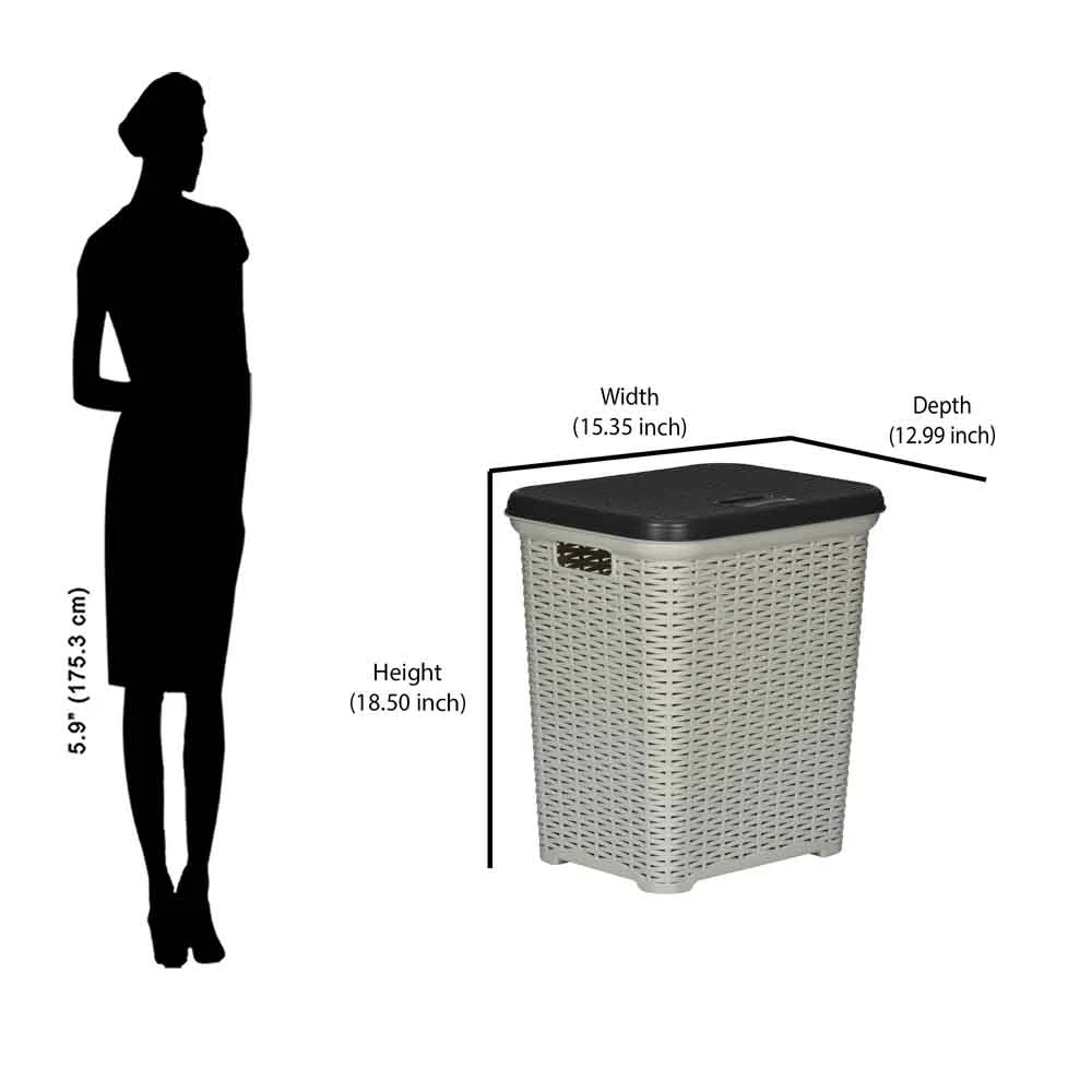Nilkamal Elegance Laundry Basket 35 L - Image 39