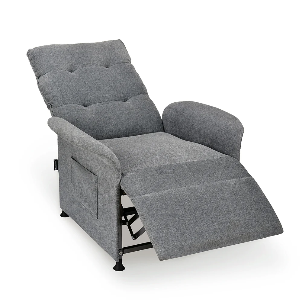 Nilkamal Electro 1 Seater Electric Recliner Sofa (Dark Grey) - Image 4